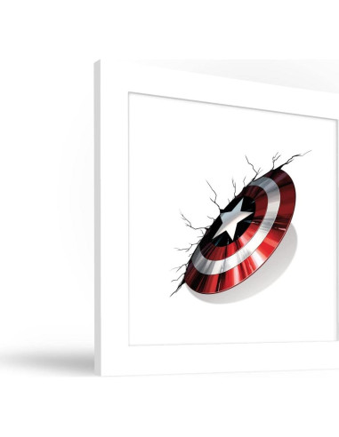 Póster de Arte Marvel Capitán América Trends International 30.48 cm
