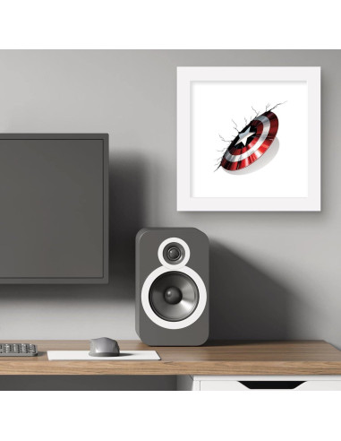 Póster de Arte Marvel Capitán América Trends International 30.48 cm