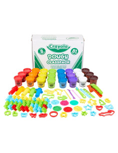 Paquete de Masa Crayola con 24 Tarros y 81 Herramientas