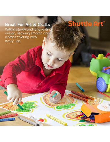 Conjunto de Crayones Shuttle Art 960 unidades 24 colores