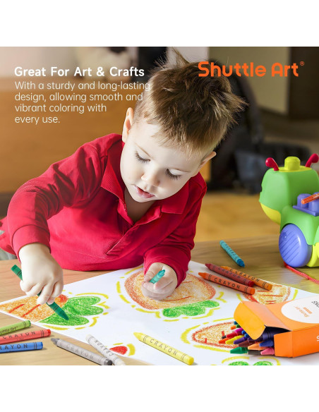 Conjunto de Crayones Shuttle Art 960 unidades 24 colores