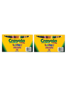 Crayones Grandes Crayola 16 Colores Clásicos Paquete de 2