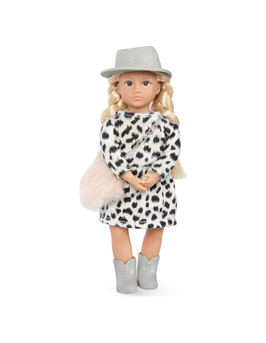 Muñeca Mini Brinne de Moda 15 cm con Atuendo Elegante 3+ Años