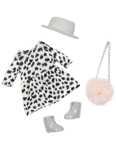 Muñeca Mini Brinne de Moda 15 cm con Atuendo Elegante 3+ Años