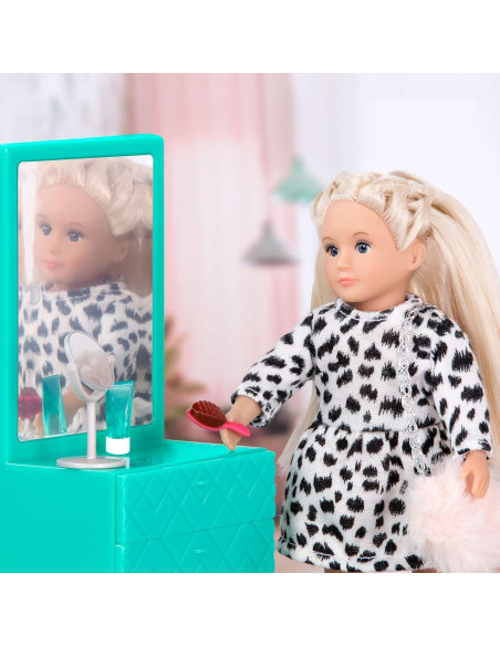 Muñeca Mini Brinne de Moda 15 cm con Atuendo Elegante 3+ Años Muñeca Mini Brinne de Moda 15 cm con Atuendo Elegante 3+ Años