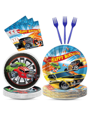 Juego de vajilla desechable Justforjoyful 200 piezas para fiesta