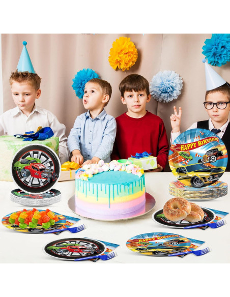 Juego de vajilla desechable Justforjoyful 200 piezas para fiesta