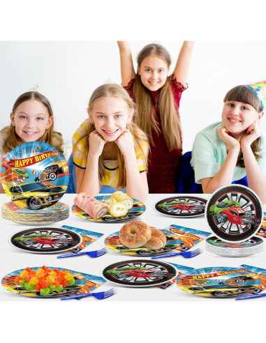 Juego de vajilla desechable Justforjoyful 200 piezas para fiesta