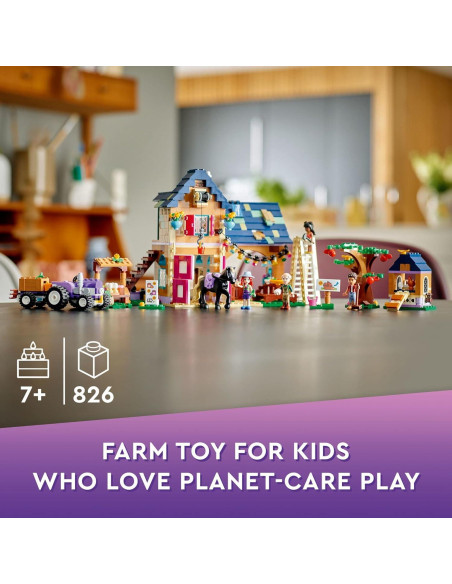 LEGO Friends Granja Orgánica 41721 con Caballo y Tractor