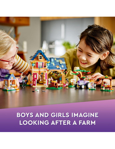 LEGO Friends Granja Orgánica 41721 con Caballo y Tractor