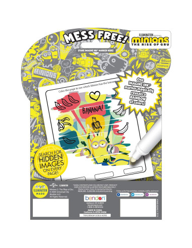 Libro de Colorear Sin Desorden Despicable Me 24 Páginas