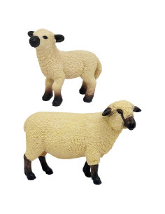 Figuras de Animales de Granja Gemini&Genius, Set 6 Piezas