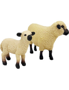 Figuras de Animales de Granja Gemini&Genius, Set 6 Piezas 2