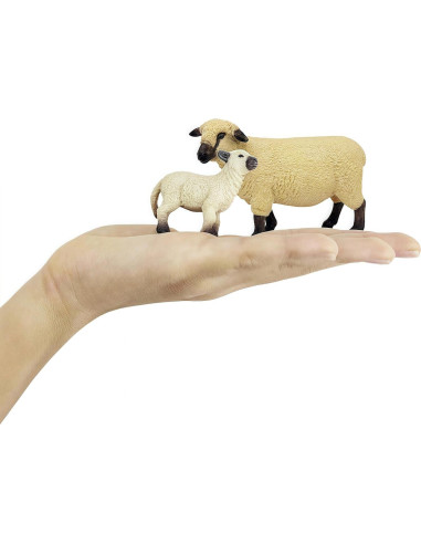 Figuras de Animales de Granja Gemini&Genius, Set 6 Piezas