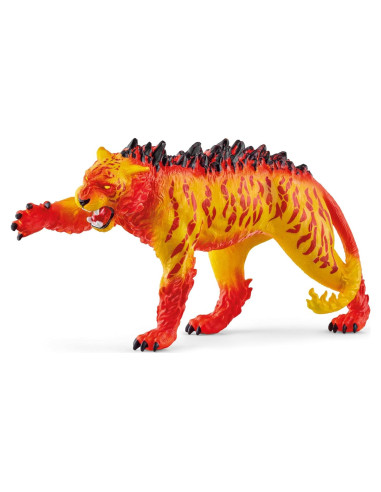 Figura de Acción Tigre de Lava Schleich 13.6x4.5x7.7cm 7+ años