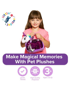 Conjunto de Peluche Unicornio Little Jupiter 3 Piezas 2