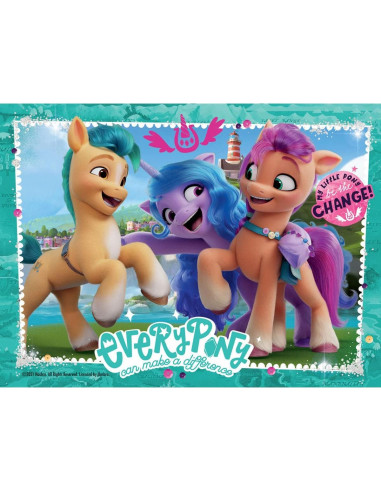 Rompecabezas Ravensburger Mi Pequeño Pony 4 en 1 - 12 a 24 Piezas
