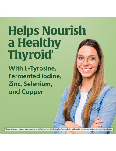 MegaFood Suplemento para Tiroides 60 Tabletas Vegetariano