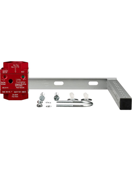 Válvula de Cierre de Gas Watts VAGV100 1" Plata para Terremotos