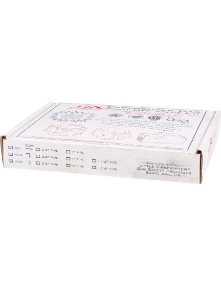 Válvula de Cierre de Gas Watts VAGV100 1" Plata para Terremotos