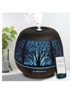 Difusor de Aceites Esenciales Roonbo 400ml con Control Remoto