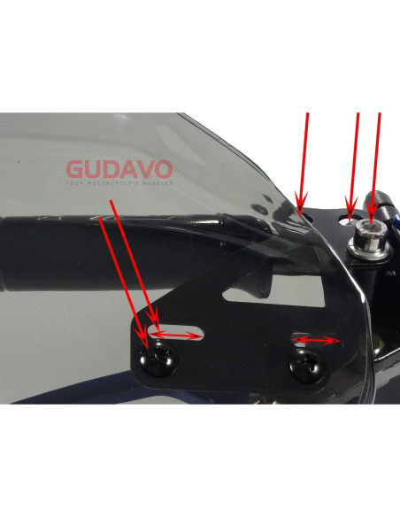 Deflectores de Viento para Manos GUDAVO 8mm 10mm Compatibles Deflectores de Viento para Manos GUDAVO 8mm 10mm Compatibles