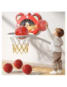 Aro de Baloncesto Mini Bennol para Niños 4 Pelotas Ajustable