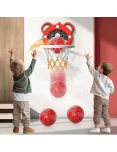 Aro de Baloncesto Mini Bennol para Niños 4 Pelotas Ajustable 2
