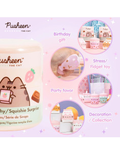 Juguete Squishy Pusheen Hamee - Cápsula Sorpresa 1 Pc 2