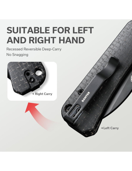 Cuchillo Plegable CIVIVI Baby Banter 6.04 cm Nitro-V Micarta