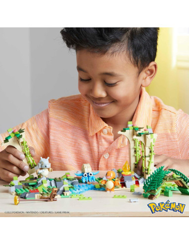 Mega Figura de Acción Pokémon Ruinas de la Selva 464 Piezas