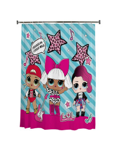 Cortina de Ducha Decorativa Franco 72x72 cm LOL Surprise