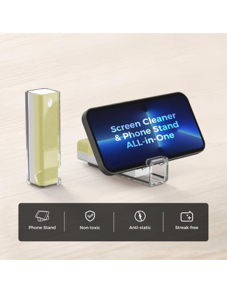 CLICK CLEAN Limpiador de Pantallas Microfibra 67.7g Beige