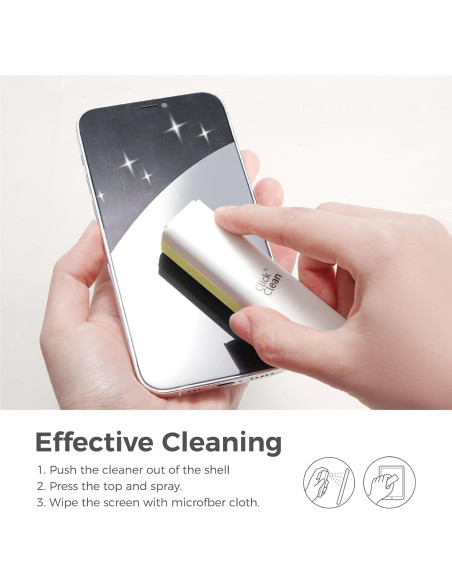 CLICK CLEAN Limpiador de Pantallas Microfibra 67.7g Beige