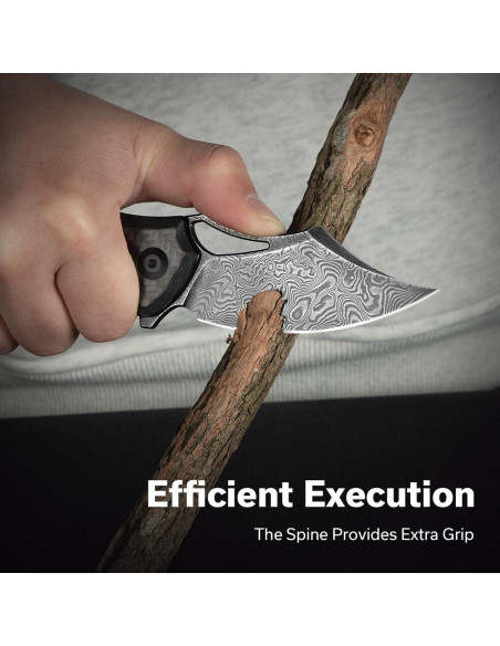 Cuchillo Plegable CIVIVI Chiro Damasco 7.87 cm Mango G10 Cuchillo Plegable CIVIVI Chiro Damasco 7.87 cm Mango G10