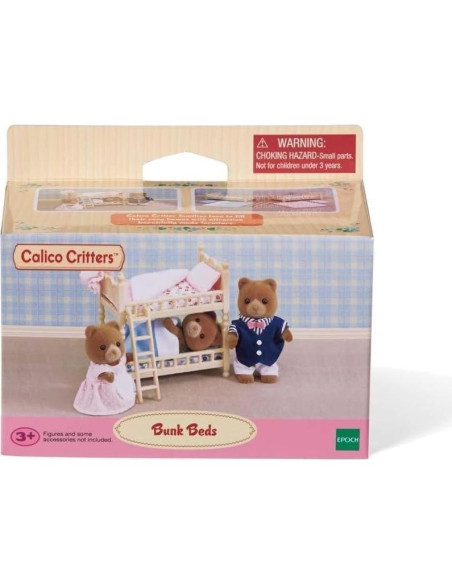 Set de Camas Literas Calico Critters - Muebles para Casa de Muñecas