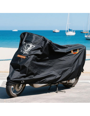 Cubierta de Motocicleta XYZCTEM Impermeable Ajuste Universal 220 cm