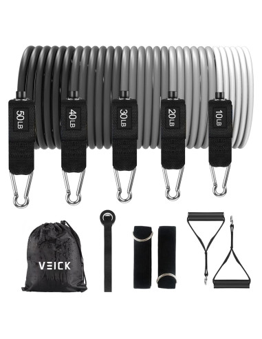 Bandas de Resistencia VEICK 150LBS - 5 Niveles Ajustables