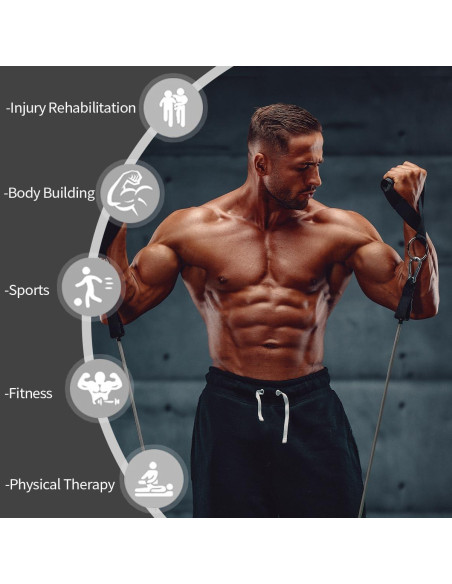 Bandas de Resistencia VEICK 150LBS - 5 Niveles Ajustables