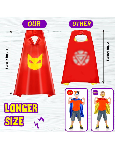 Disfraz de Super Kitty para Niños - 4 Capas y Máscaras QCFDLCX Disfraz de Super Kitty para Niños - 4 Capas y Máscaras QCFDLCX