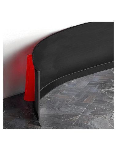 Moldura de Zócalo Flexible Daopu 20 pies Negro Autoadhesiva