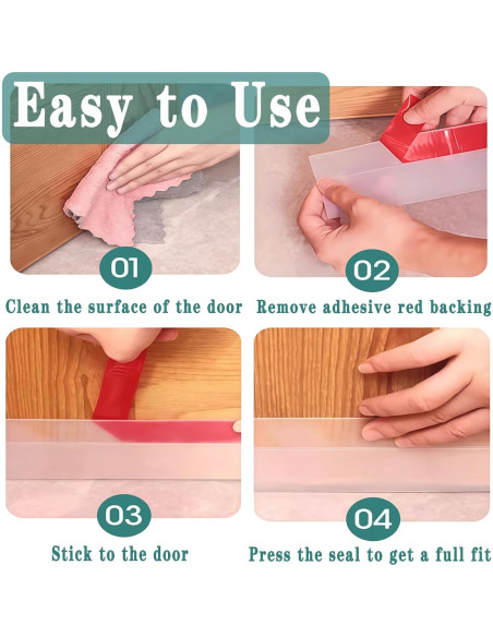 Sello de Puerta WEZKYLCG con Burlete de Silicona 5.08 cm x 6.1 m