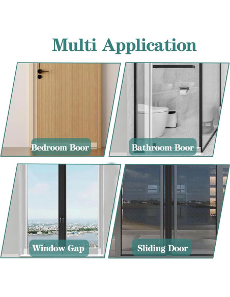 Sello de Puerta WEZKYLCG con Burlete de Silicona 5.08 cm x 6.1 m