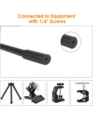 Soporte de cámara flexible KAGYOKU 11" con cabezal giratorio