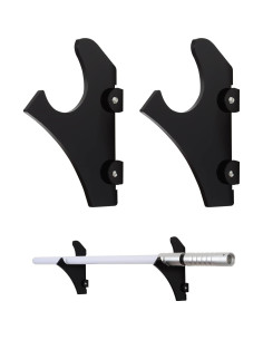 Soporte de Plexiglás Negro para Sables de Luz BYTOTU 2