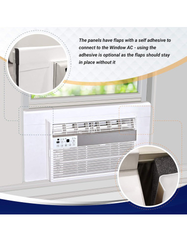 Paneles Laterales Aislantes Breeze Stop para Aire Acondicionado