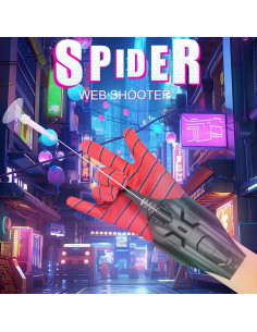 Lanzador de Telaraña 2.0 AJJKKA Negro - Juguete Realista 2