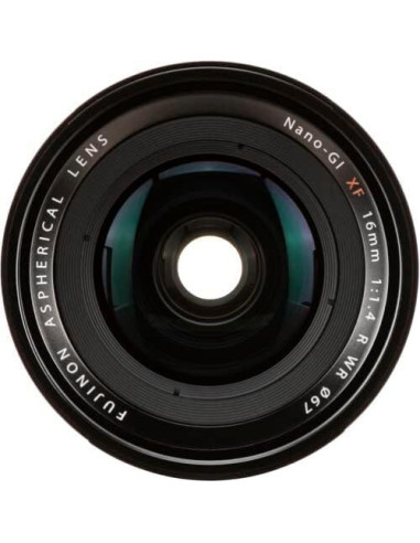 Lente Fujifilm XF 16mm f/1.4 R WR con Filtros y Tarjeta 64GB