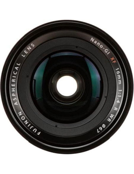Lente Fujifilm XF 16mm f/1.4 R WR con Filtros y Tarjeta 64GB