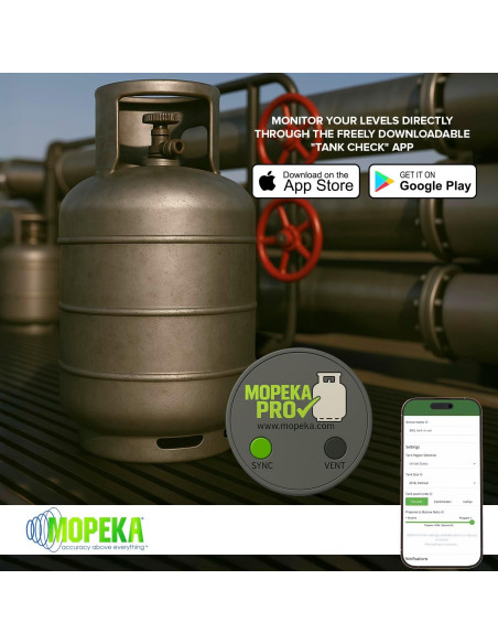 Sensor Inalámbrico de Nivel de Tanque Mopeka Pro Check Sensor Inalámbrico de Nivel de Tanque Mopeka Pro Check